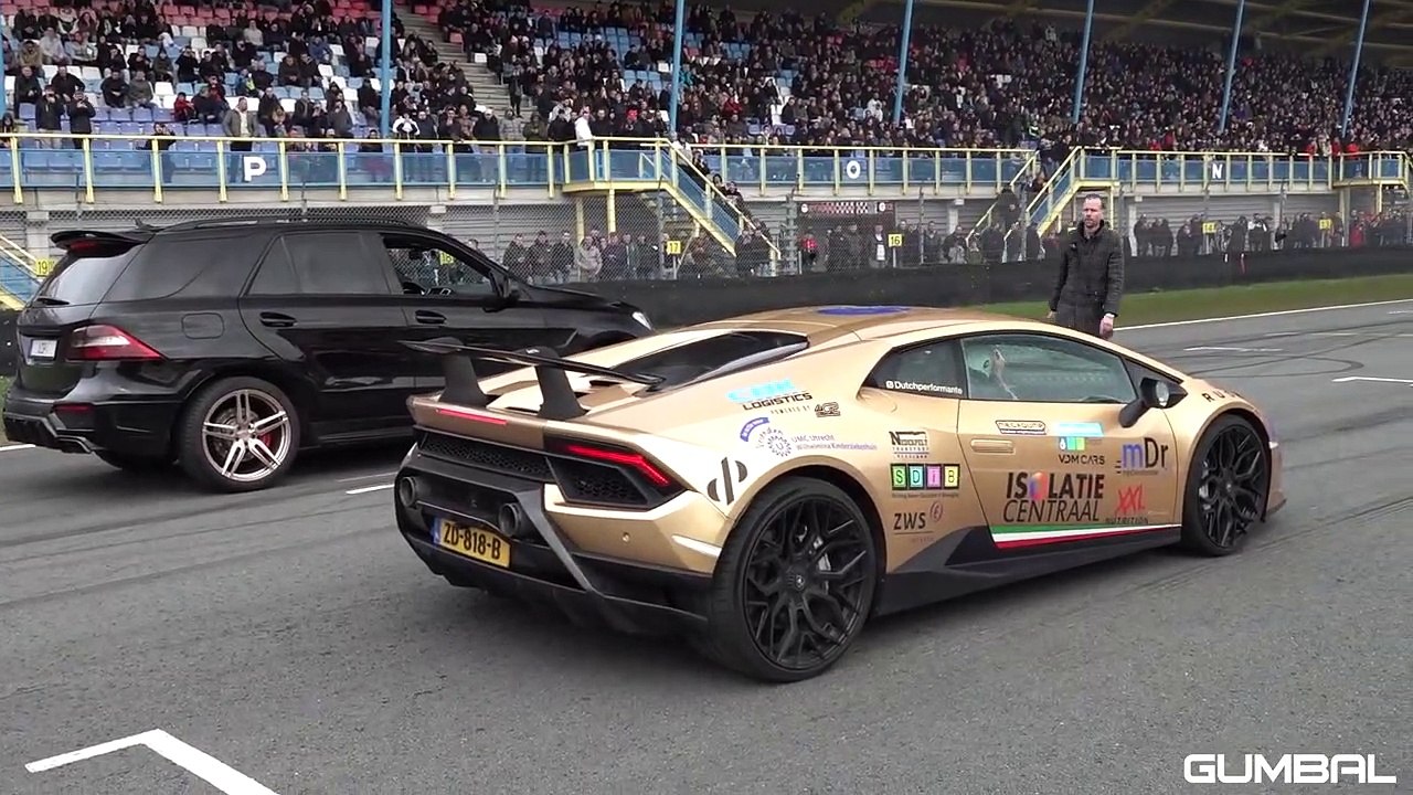 BRABUS Mercedes-Benz ML63 AMG vs Seat Leon Cupra