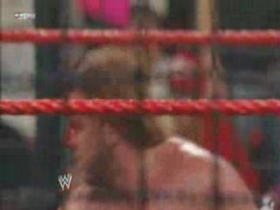 No Way Out 2008 Raw Elimination Chamber Part 5