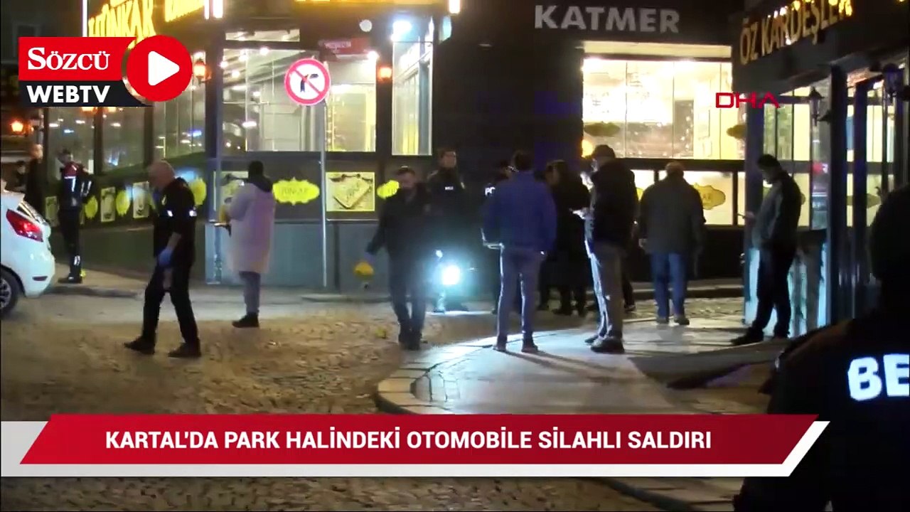 Kartal'da 2 kişinin öldüğü otomobildeki silahlı kavganın güvenlik kamerası görüntüsü ortaya çıktı