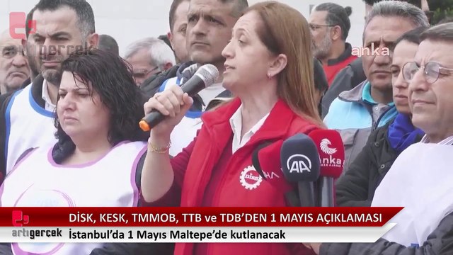 DİSK, KESK, TMMOB, TTB ve TDB'den ortak 1 Mayıs açıklaması