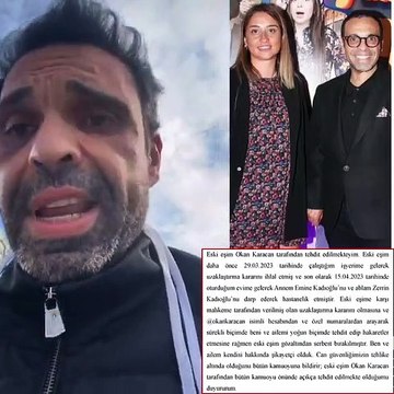 Okan Karacan, 'Can güvenliğim yok' diyen eski eşi Zeynep Kadıoğlu'nu tehdit etti: Geliyorum kapıya çık!