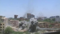 انفجارات قوية قرب مقر القيادة العامة للجيش السوداني في #الخرطوم.. ومراسل #العربية يحدد النقاط المستهدفة  #العربية #السودان