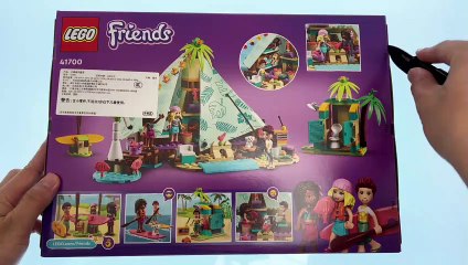 LEGO Friends 41700 Beach Glamping Speed Build - Hotuncle_Blocks
