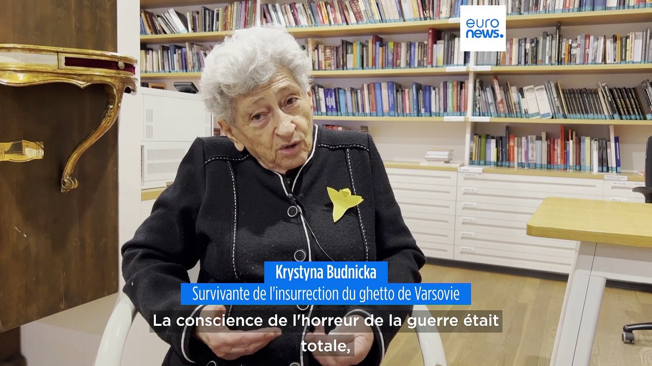 Soulèvement du ghetto juif de Varsovie : la dernière survivante en Pologne témoigne