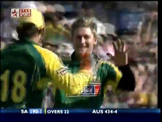 World Record 438 Match-South Africa vs AustraliA