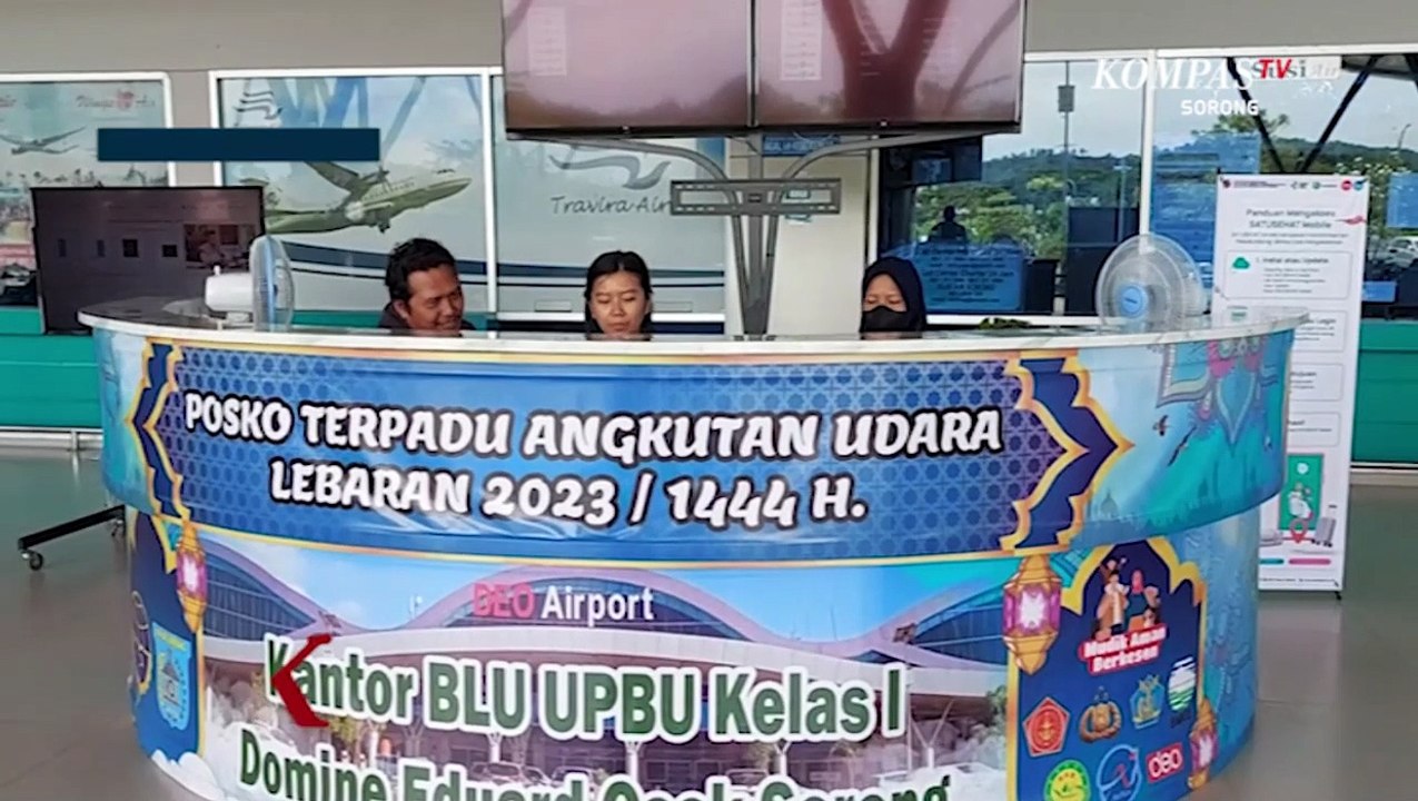 Tiga Hari Jelang Lebaran Arus Mudik Bandara DEO...
