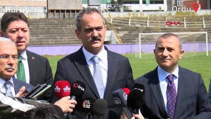 Milli Eğitim Bakanı Mahmut Özer'den Ordu için millet bahçesi açıklaması