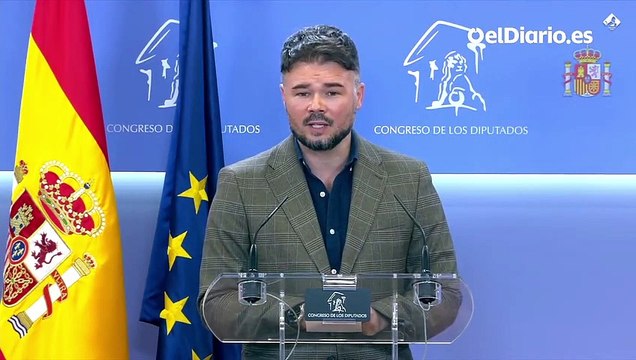 Rufián: La ley de vivienda ha salido como ha salido porque el PSOE no tenía alternativa, si no, seguramente, la hubiera firmado Inés Arrimadas