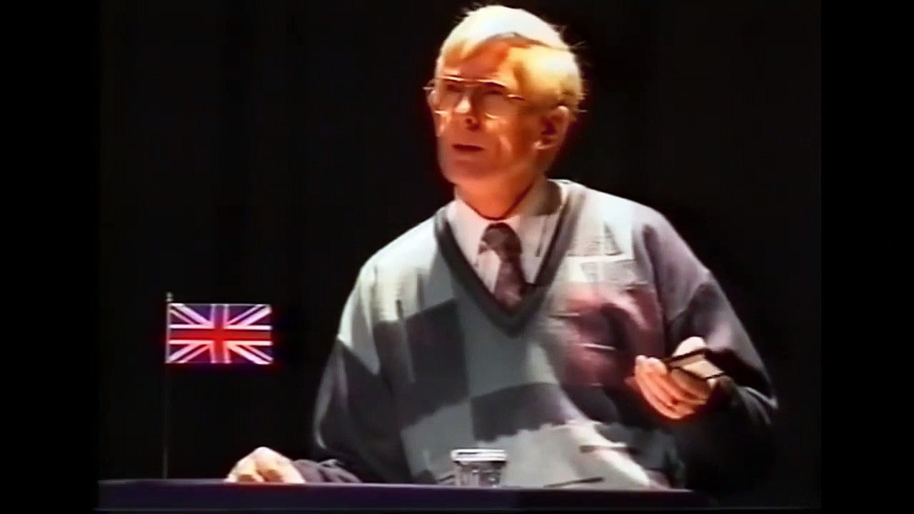 Tony Dodd speaking on UK Animal Mutilations. Leeds conference 1996