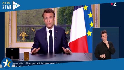 Allocution d'Emmanuel Macron : qui était en photo dans les deux cadres sur son bureau ? (ZAPTV)