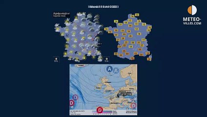 prévisions météo villes du mardi 18 avril 2023