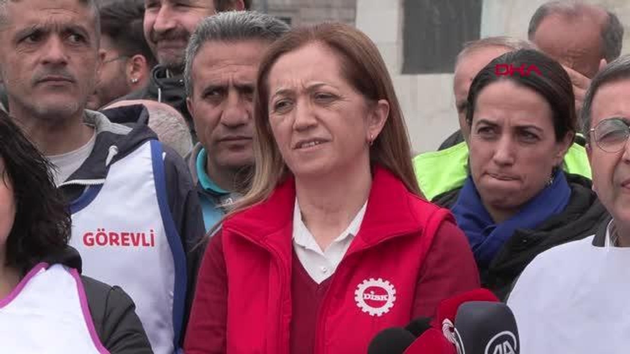 DİSK BAŞKANI ÇERKEZOĞLU : 1 MAYIS'TA MALTEPE MEYDANI'NDA BULUŞMAYA ÇAĞIRIYORUZ