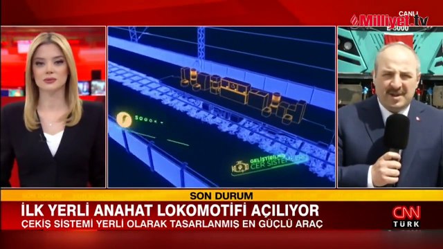 Bakan Varank'dan önemli açıklama! İlk yerli ve milli elektrikli anahat lokomotifi raylara iniyor