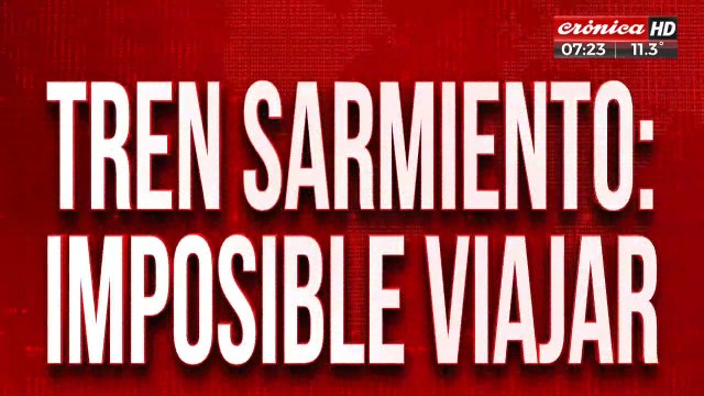 Tren Sarmiento: demoras y cancelaciones por una medida de fuerza gremial