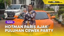 Kenalkan Aspri ke-111, Hotman Paris Ajak Puluhan Cewek Cantik Party di Atlas