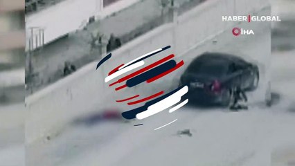 Konya'daki korkunç komşu cinayeti kamerada