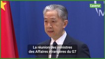 Pékin accuse le G7 de 