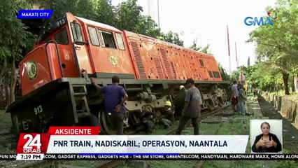 PNR train, nadiskaril; Operasyon, naantala | 24 Oras