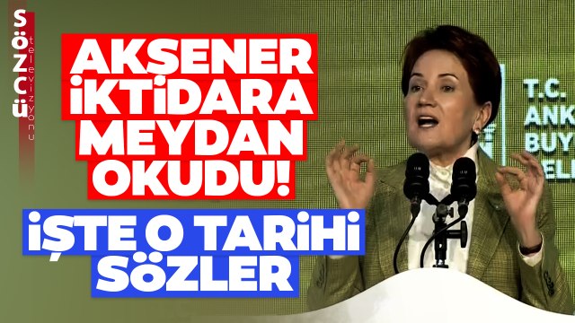 Meral Akşener'den Tüm Salonu Ayağa Kaldıran Sözler! 'Bu Hırsızlardan Bu Arsızlardan...'
