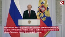 Médico explica que rosto inchado de Putin pode indicar problemas de saúde