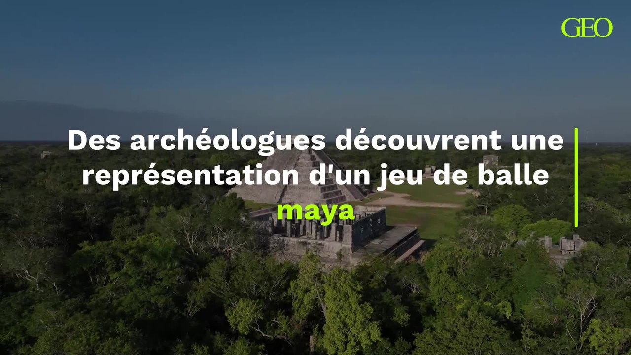 Des archéologues découvrent une représentation d'un jeu de balle maya