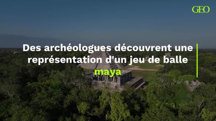 Des archéologues découvrent une représentation d'un jeu de balle maya