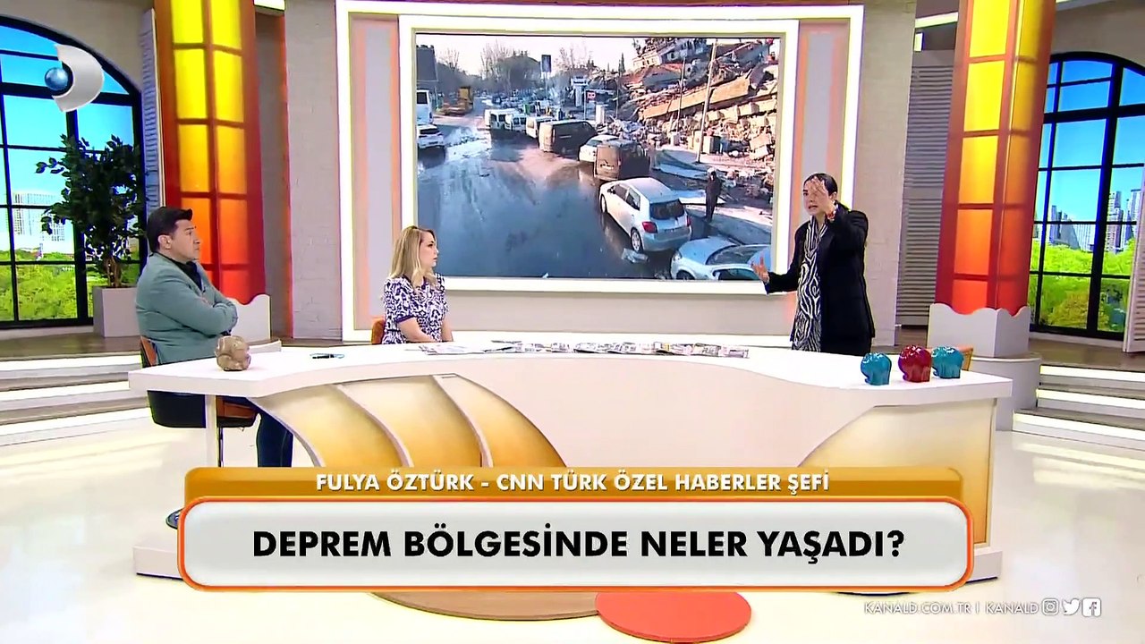 Fulya Öztürk deprem bölgesinde yaşadıklarını anlattı