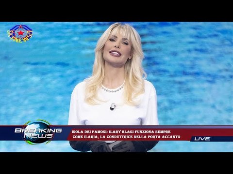 Isola dei Famosi: Ilary Blasi funziona sempre come Ilaria, la conduttrice della porta accanto