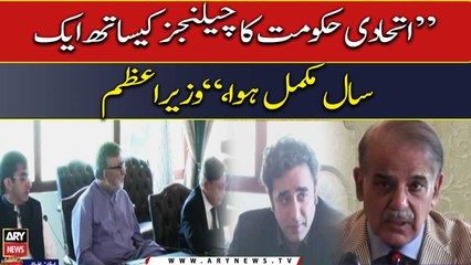 "Coalition govt has completed one year with challenges," PM Shehbaz