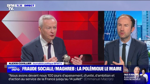 Diversion, préjugés racistes : les propos de Bruno Le Maire sur la fraude sociale créent la polémique