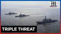US, Japan, South Korea hold joint missile defense exercise