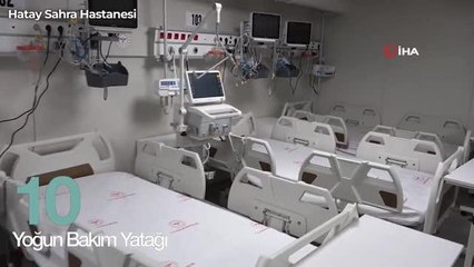 Bakan Koca: "40 yataklı Hatay Sahra hastanesi hayırlı olsun"