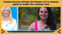 Cristina Scuccia all’Isola dei Famosi con la mamma ospite in studio che confessa tutto