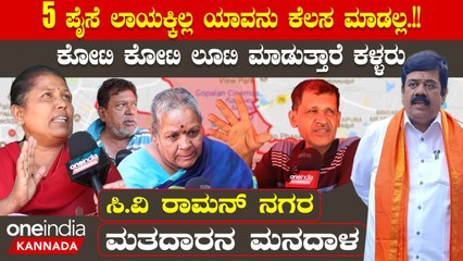 Karnataka Election 2023: CVRamanNagara, ಬಿಜೆಪಿ ಎಷ್ಟೇ ಬ್ರೈನ್ ವಾಶ್ ಮಾಡಿದ್ರು ನಮ್ಮ ಮತ ಕಾಂಗ್ರೆಸ್ಗೆ