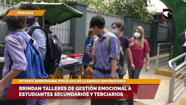 Brindan talleres de gestión emocional a estudiantes secundarios y terciarios de Posadas