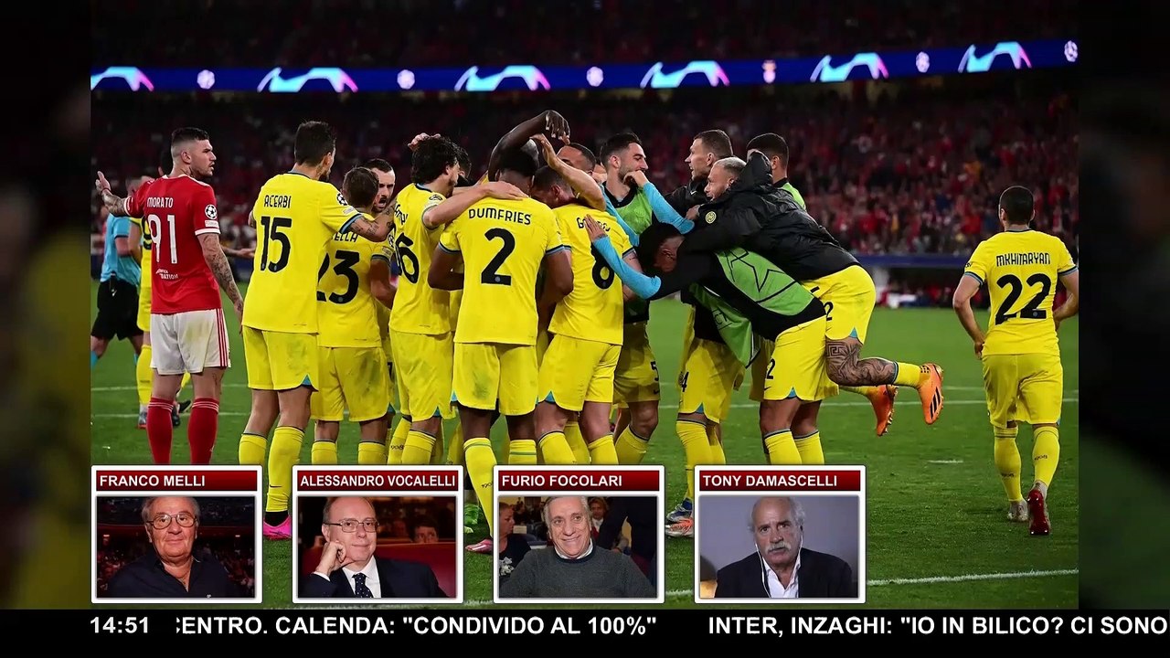 Sabatini (Mediaset) ▷ "In caso di disastro domani sera Inzaghi non concluderà la stagione"