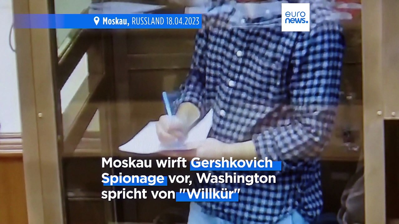 In russischer Haft: US-Journalist Gershkovich legt Berufung ein