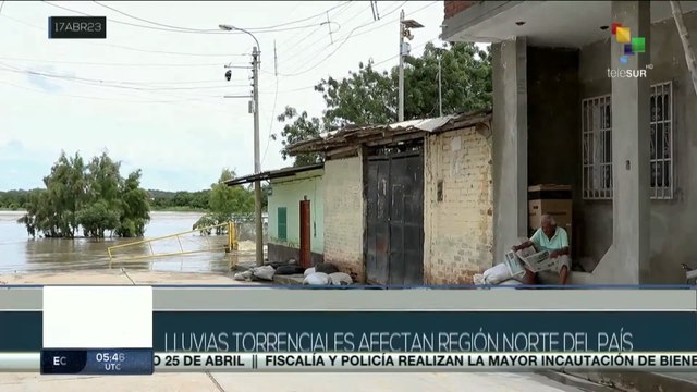 Perú: Lluvias torrenciales afectan región norte del país