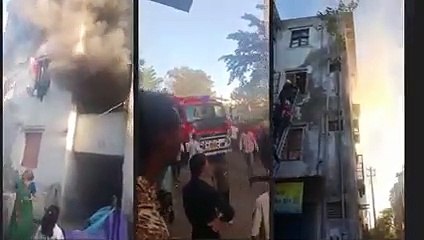 SURAT VIDEO/ फ्लैट में फंसे बच्चों का रेस्क्यू