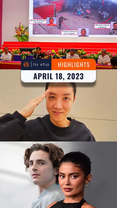 Rappler's highlights: Degamo murder, BTS' J-Hope, Timothée & Kylie | The wRap | April 18, 2023