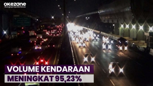 Arus lalin di Ruas Tol Japek Ramai Lancar, Jumlah Kendaraan meningkat 95,23%