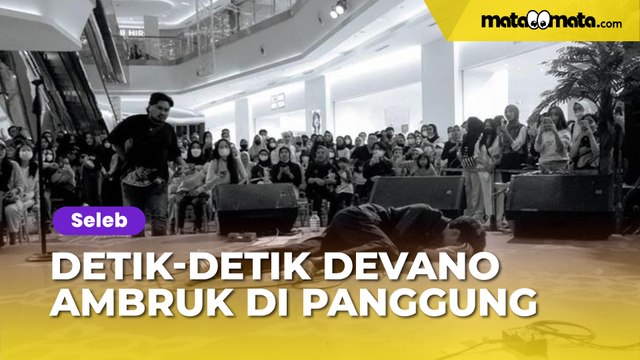 Detik-detik Devano Danendra Ambruk di Panggung, Fotonya Pingsan Banjir Doa: Bertahan sampai Akhir