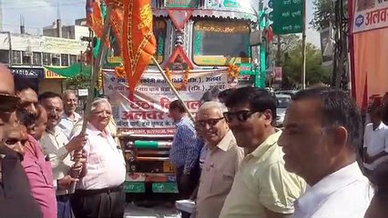 भंडारे की राशन सामग्री लेकर ट्रक केदारनाथ रवाना, देखे वीडियों