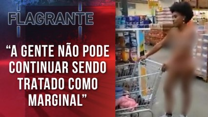 Download Video: Professora tira a roupa em supermercado para provar que não estava roubando | FLAGRANTE JP