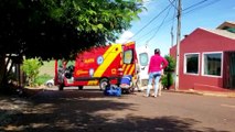 Motociclista fica ferido após passar mal e sofrer queda no bairro Cascavel Velho