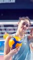 that awesome girl zehra gunes beautiful Volleyball  player turkey  #viral