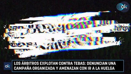 Los árbitros explotan contra Tebas denuncian una campaña organizada y amenazan con ir a la huelga