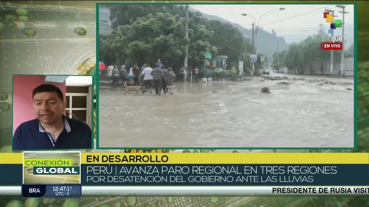 Paro regional en Perú por inundaciones debido a la desatención del gobierno