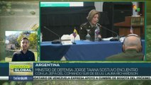 Ministro de defensa de Argentina recibe a jefa de comando de EE.UU. para tratar temas bilaterales