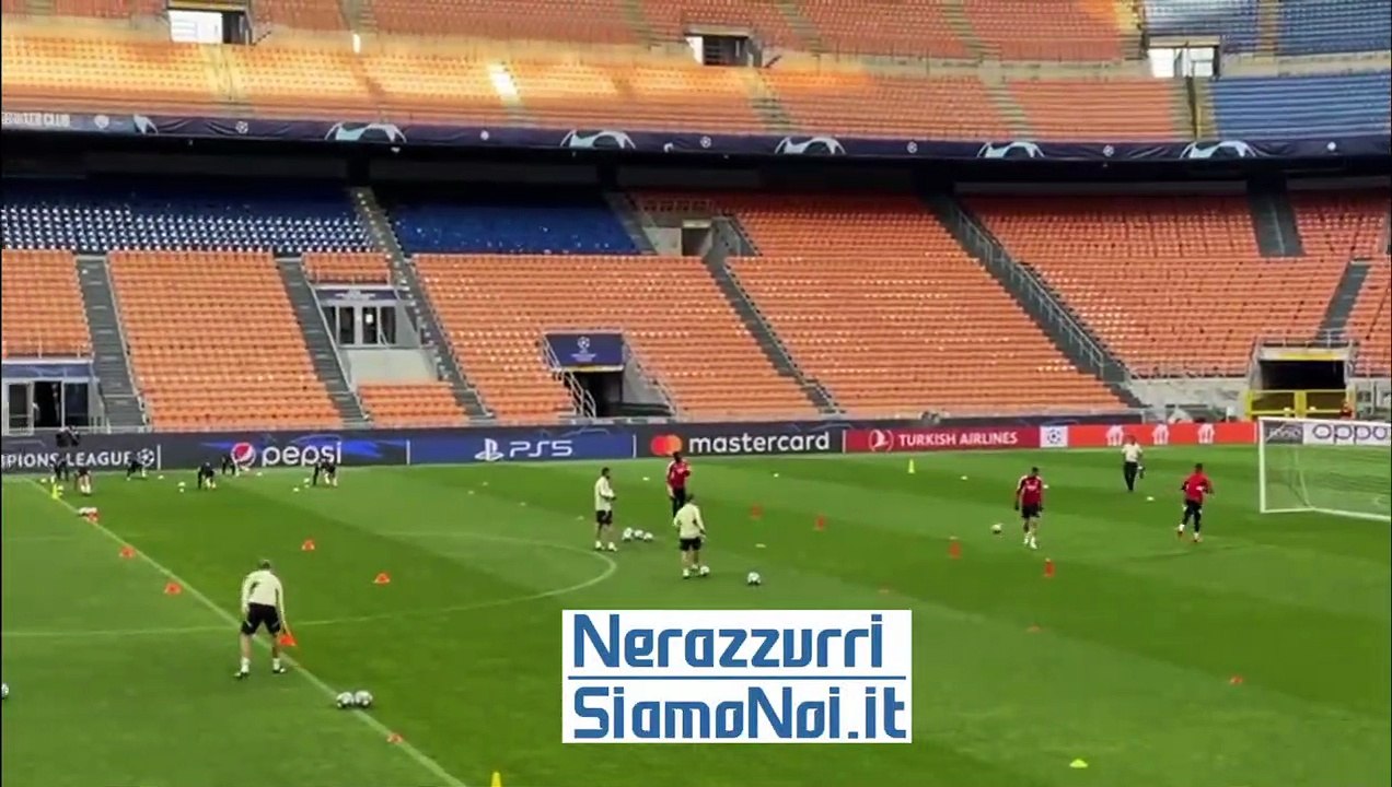 Allenamento del Benfica a San Siro (18 aprile 2023)